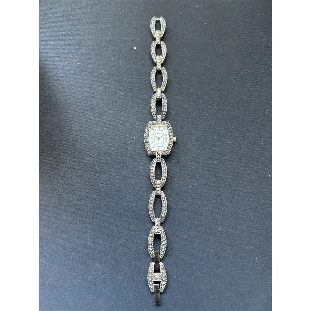 LA Express Marcasite Women’s Quartz Watch